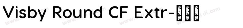 Visby Round CF Extr字体转换